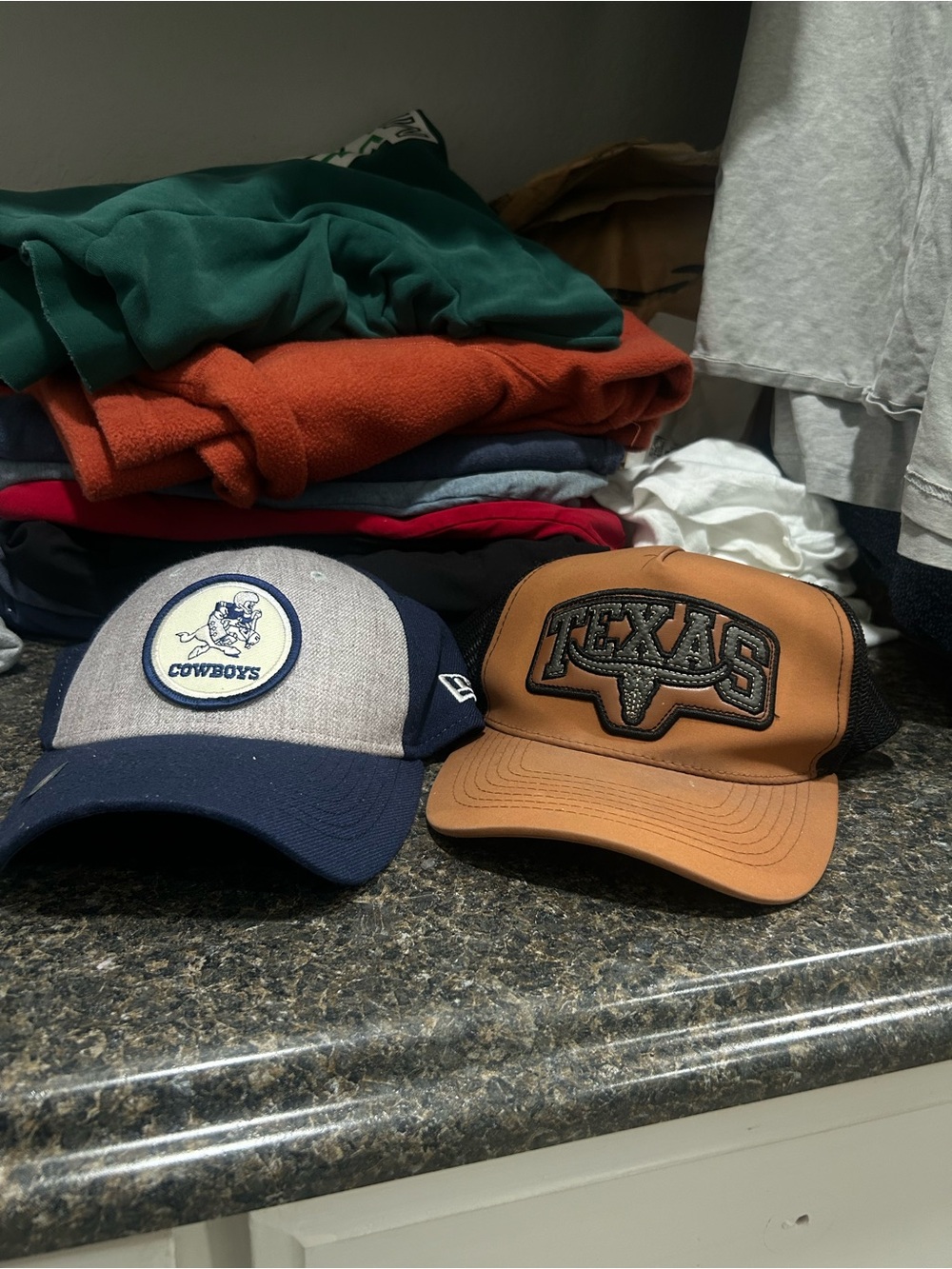 New Balance Navy and Gray Cowboys Trucker Hat